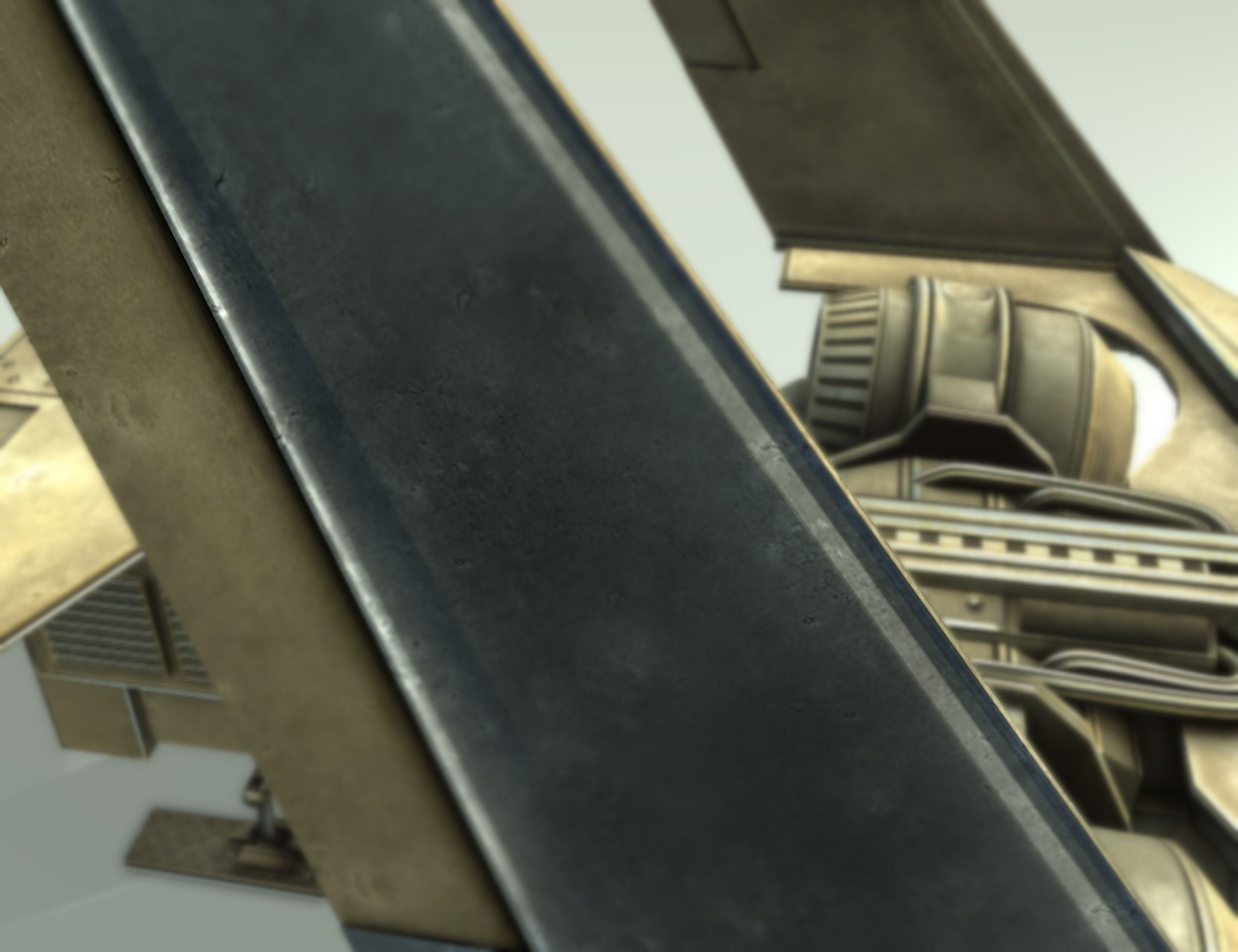 Futuristic Combat Jet Rigged Free low-poly 3D model_113