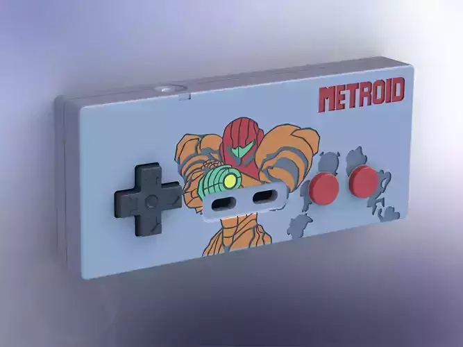 Printable Metroid-style NES controller
