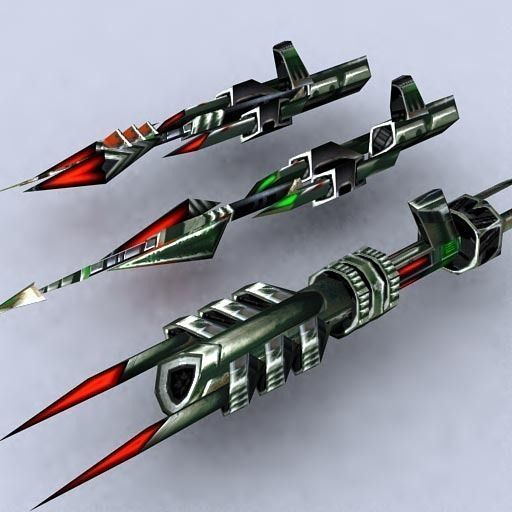 3DRT - Sci-Fi Fighters Fleet  - Fighter 11 Low-poly 3D model_4