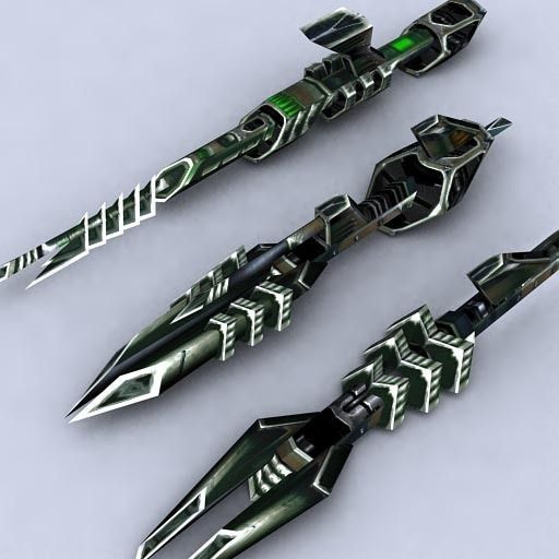 3DRT - Sci-Fi Fighters Fleet  - Fighter 11 Low-poly 3D model_5