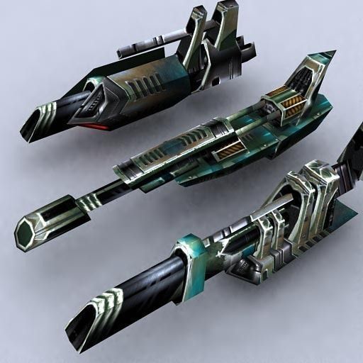 3DRT - Sci-Fi Fighters Fleet  - Fighter 13 Low-poly 3D model_3