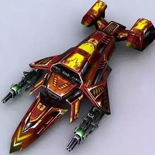 3DRT - Sci-Fi Fighters Fleet - Fighter 16