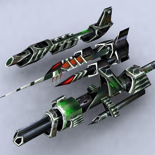 3DRT - Sci-Fi Fighters Fleet - Fighter 19 Low-poly 3D model_1