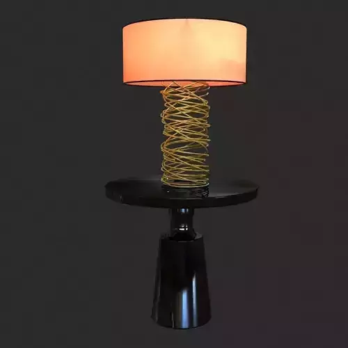 Ralph Pucci Table Lighting Tornado lamp 3D model
