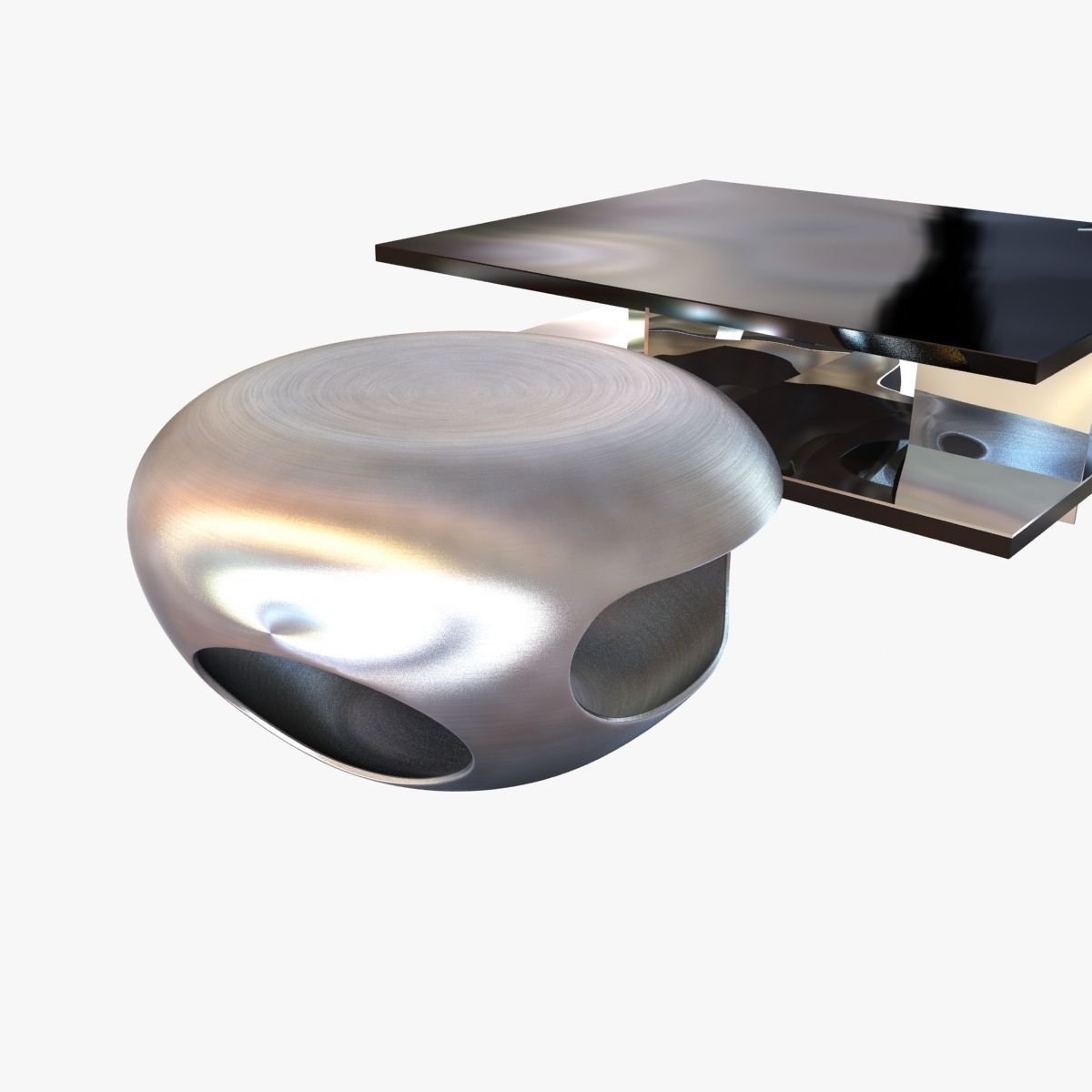 Tables Collection set of and chairs 3D model_8