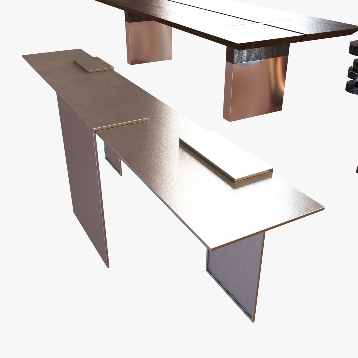 Tables Collection set of and chairs 3D model_5