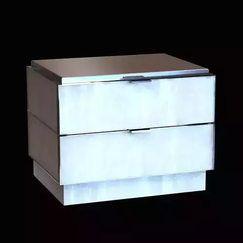 JALLU EBENISTES GYPSE BEDSIDE TABLE