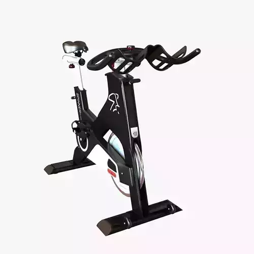 Gym stationary bicycle 3D model