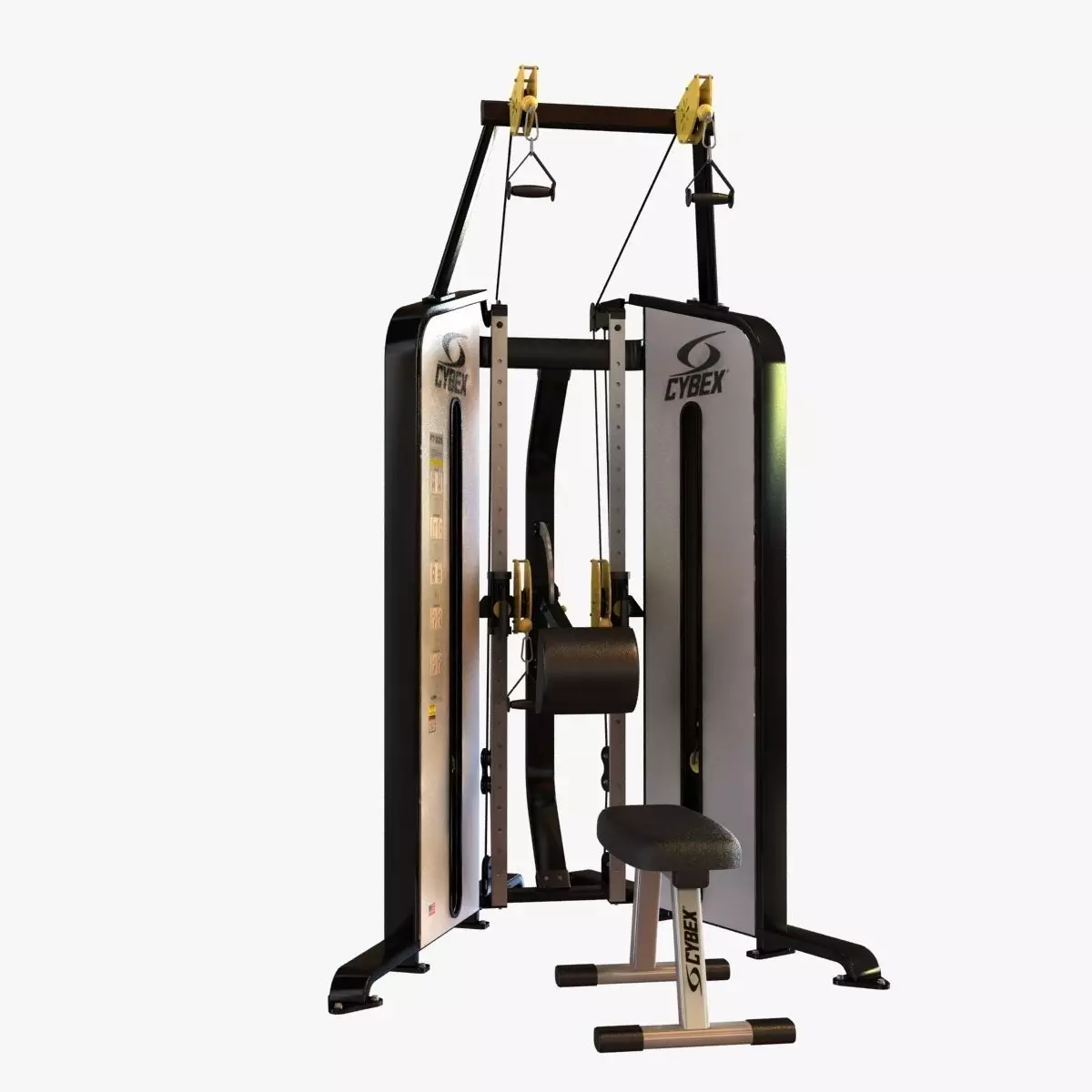 Gym FUNCTIONAL TRAINER 3D model_0