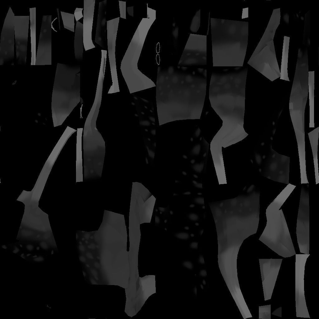 Deer with Flowers 3D model_4