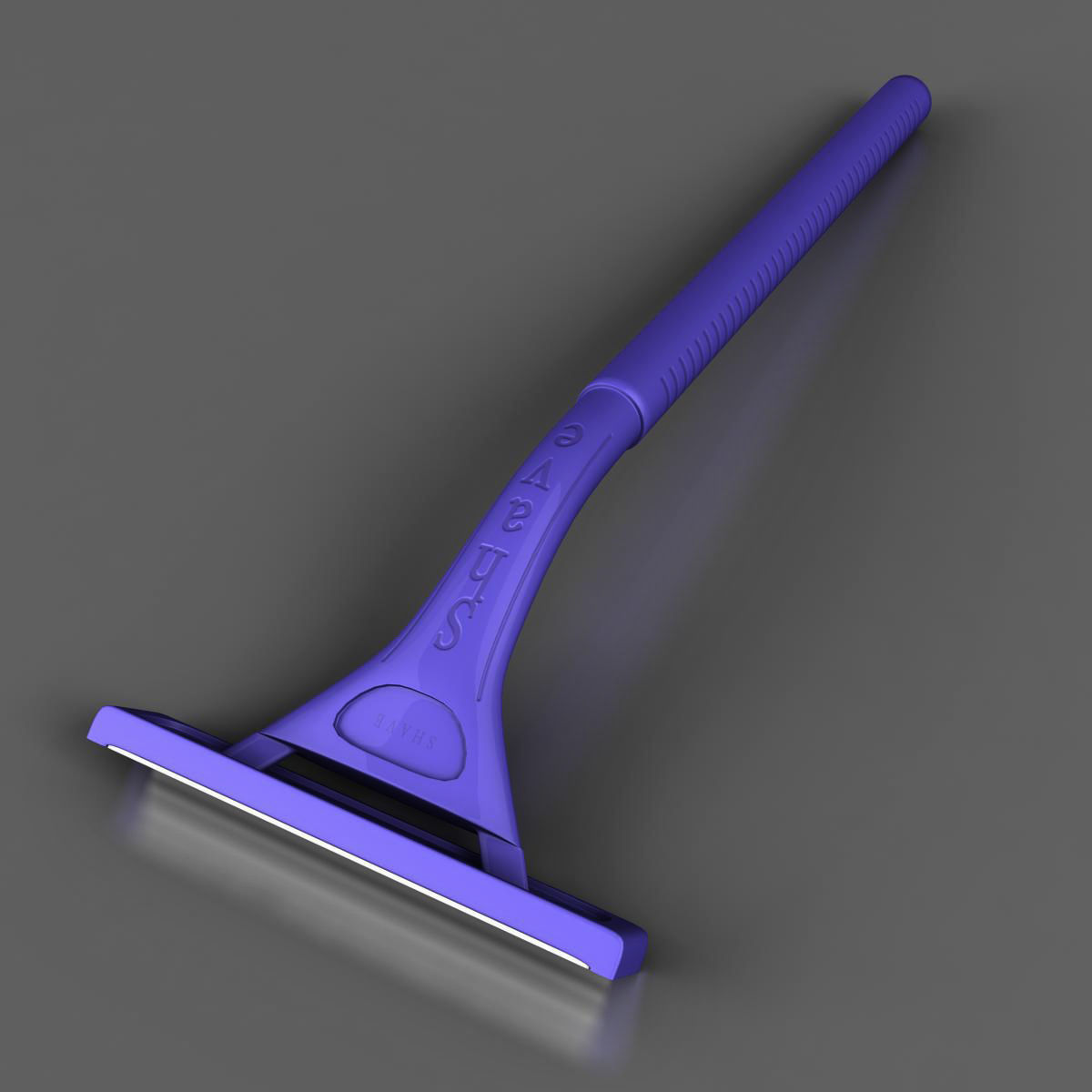 Safety razor 3D model_1