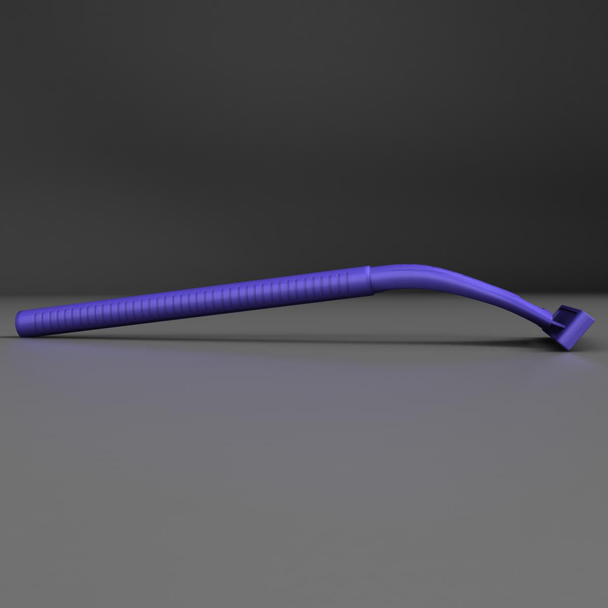 Safety razor 3D model_2