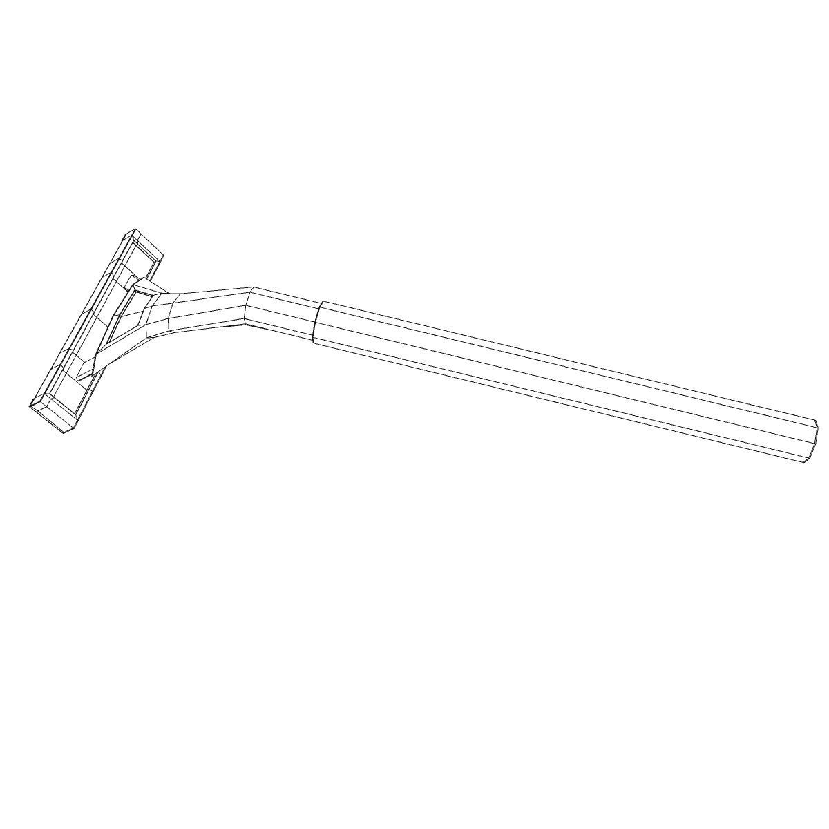 Safety razor 3D model_11