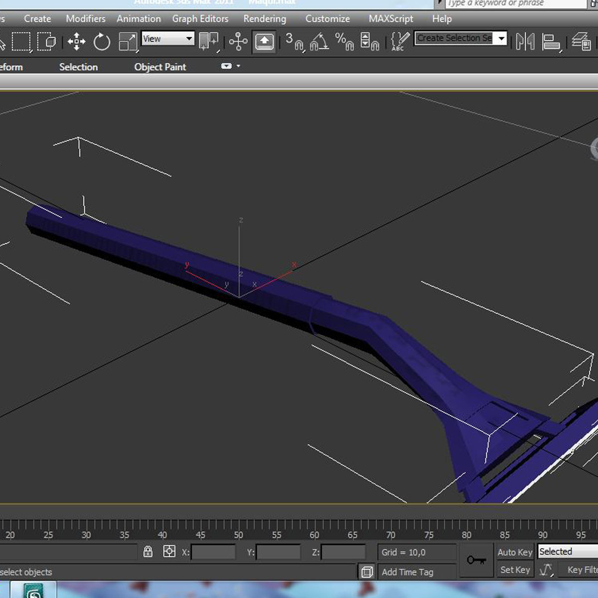 Safety razor 3D model_13