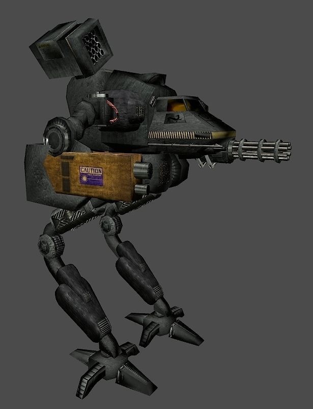 The Behemoth G2 Bipedal Assault Mech Type I Low-poly 3D model_15