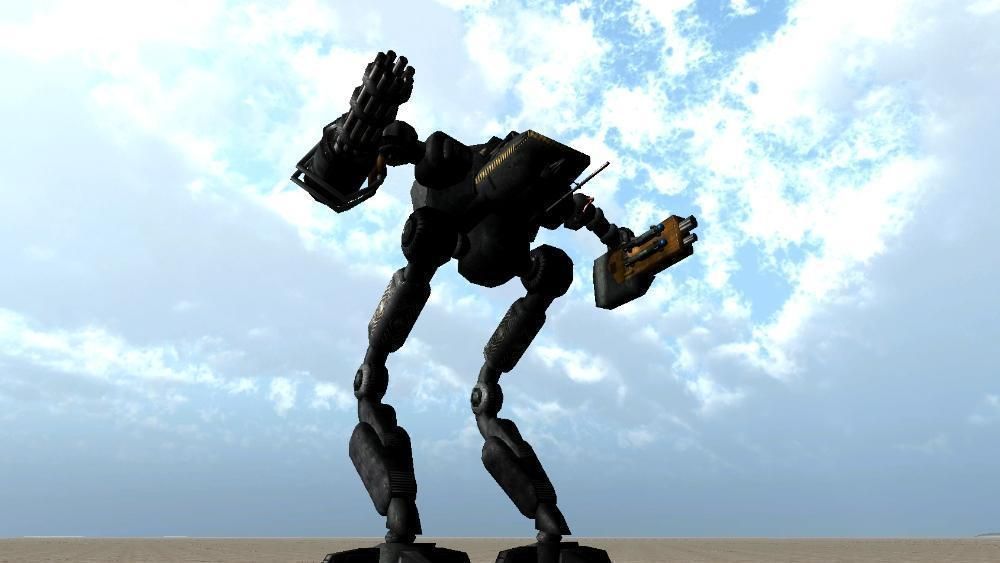 The Behemoth G2 Bipedal Assault Mech Type I Low-poly 3D model_1