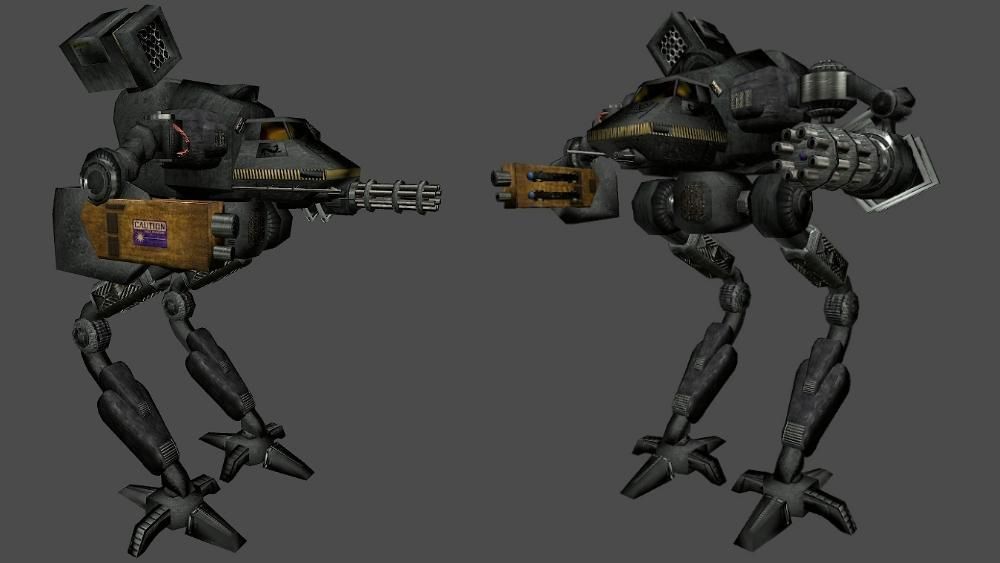 The Behemoth G2 Bipedal Assault Mech Type I Low-poly 3D model_4