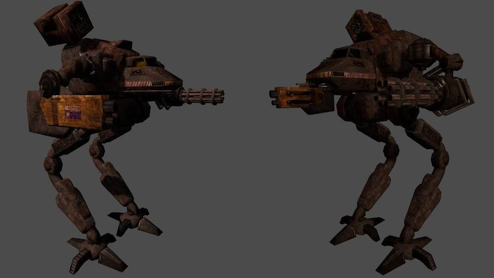 The Behemoth G2 Bipedal Assault Mech Type I Low-poly 3D model_3