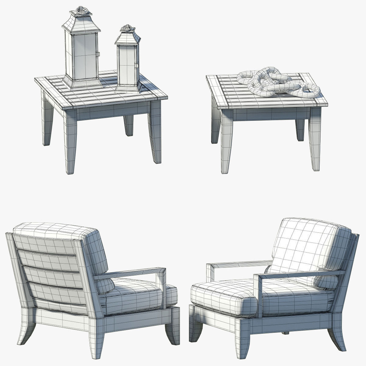 RESTORATION HARDWARE - SANTA BARBARA COLLECTION 3D model_5