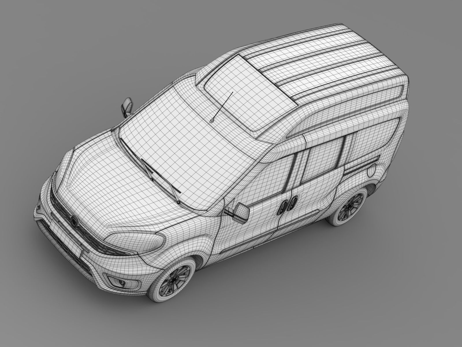 Fiat Doblo HighRoof Maxi 263 2017 3D model_16