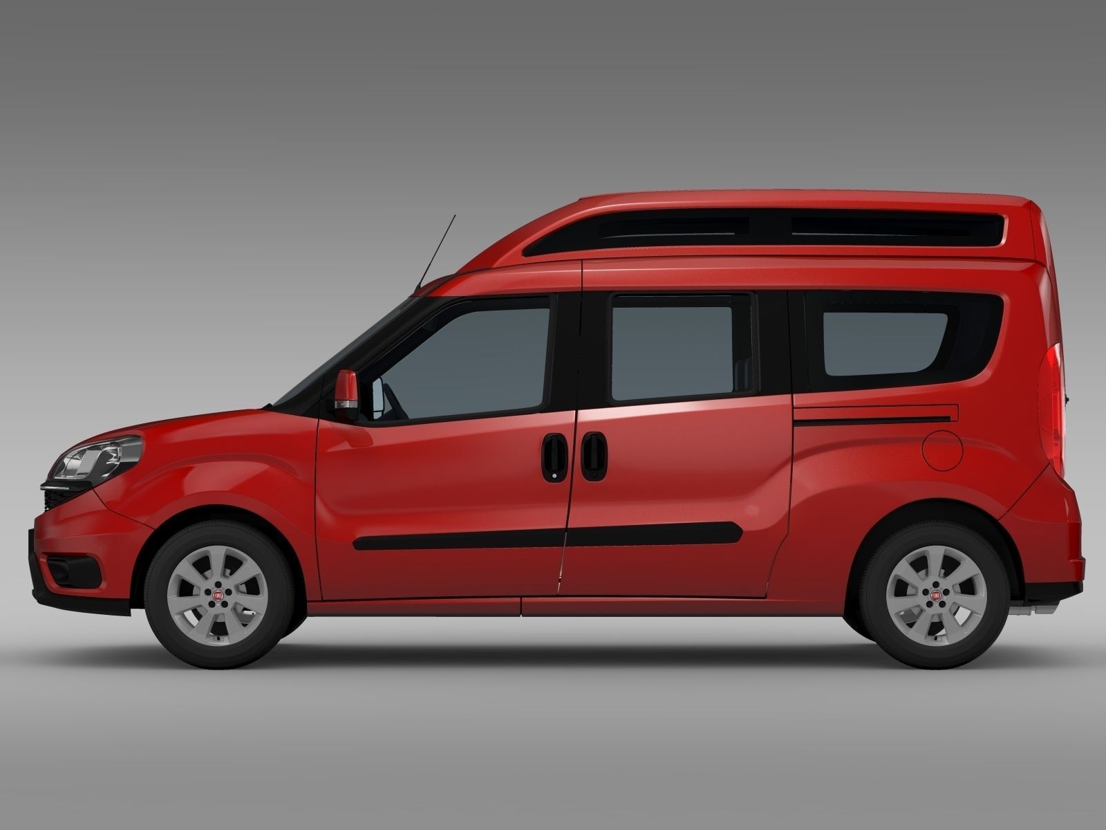 Fiat Doblo HighRoof Maxi 263 2017 3D model_3