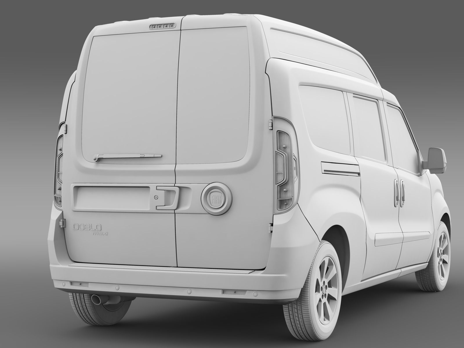 Fiat Doblo HighRoof Maxi 263 2017 3D model_14