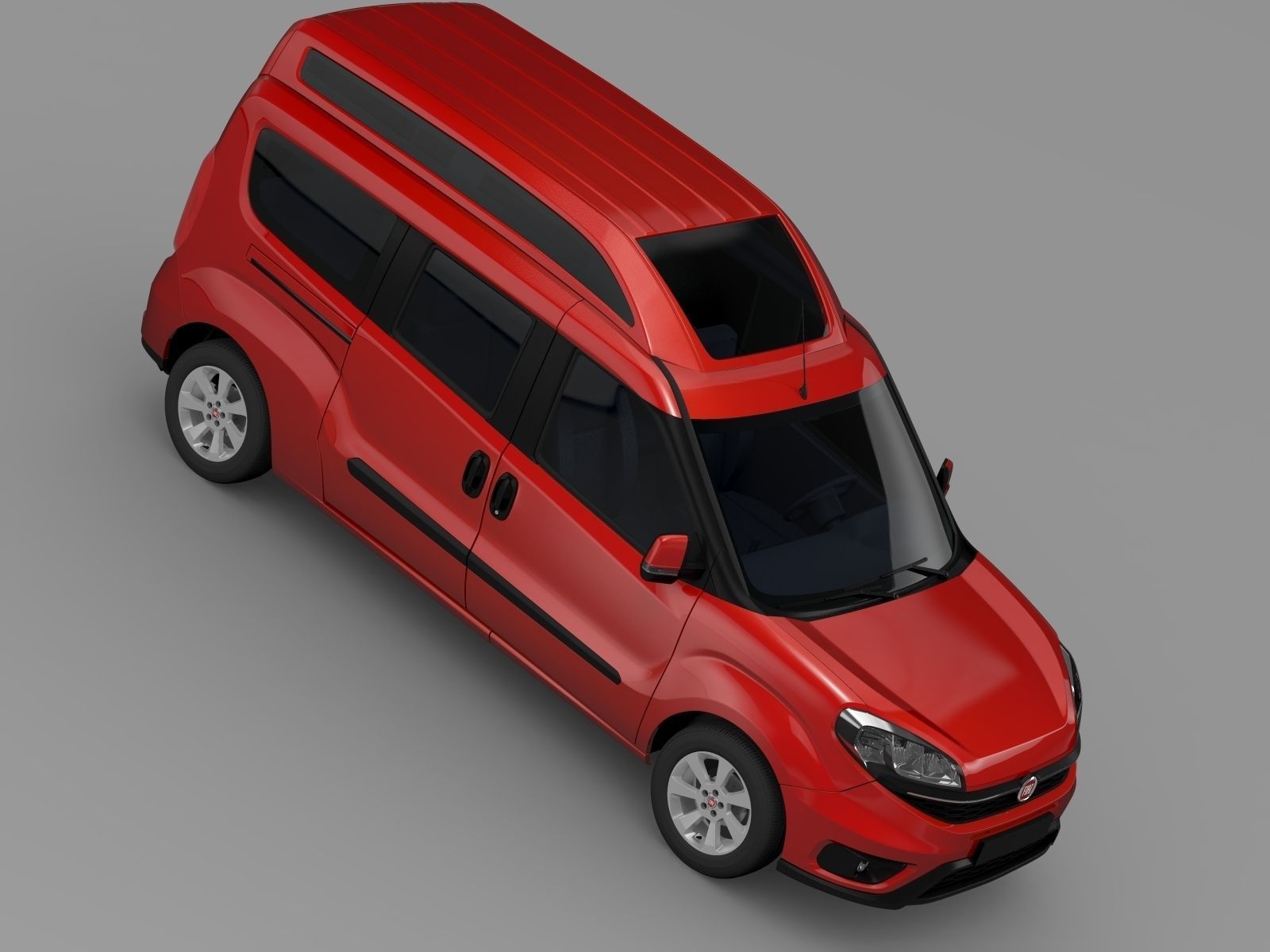 Fiat Doblo HighRoof Maxi 263 2017 3D model_11