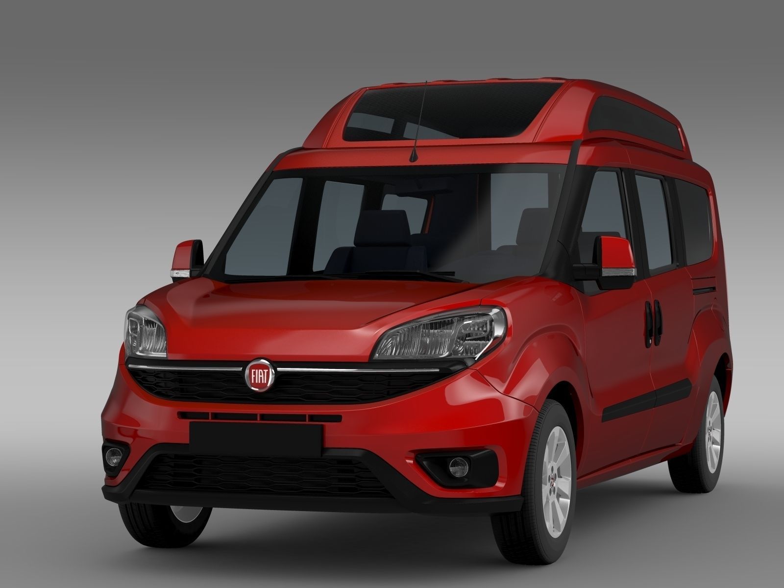 Fiat Doblo HighRoof Maxi 263 2017 3D model_2