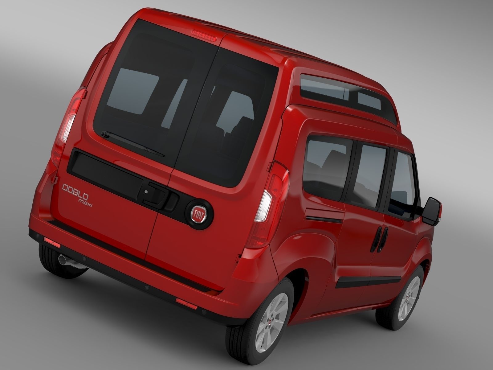 Fiat Doblo HighRoof Maxi 263 2017 3D model_1