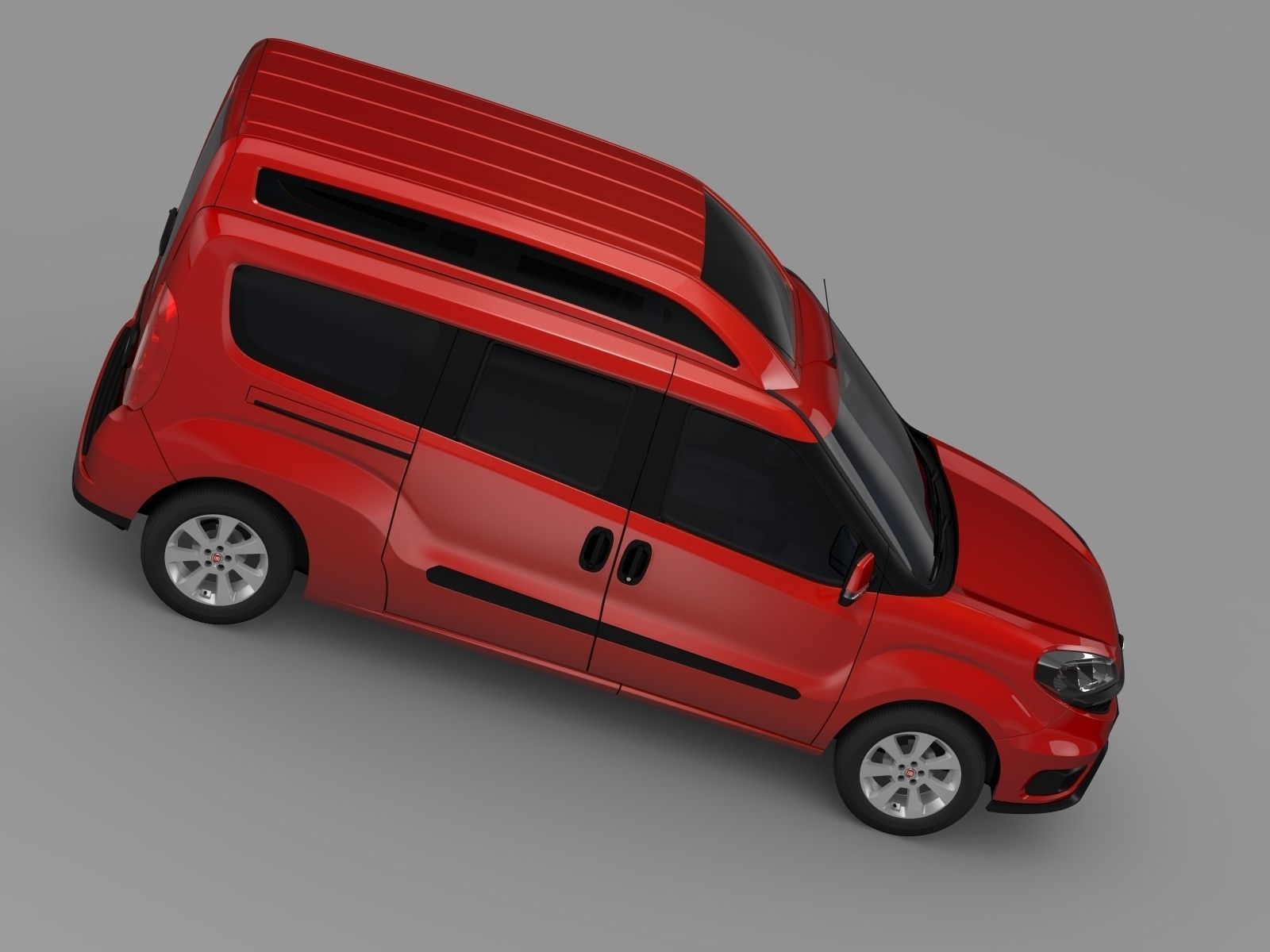 Fiat Doblo HighRoof Maxi 263 2017 3D model_9