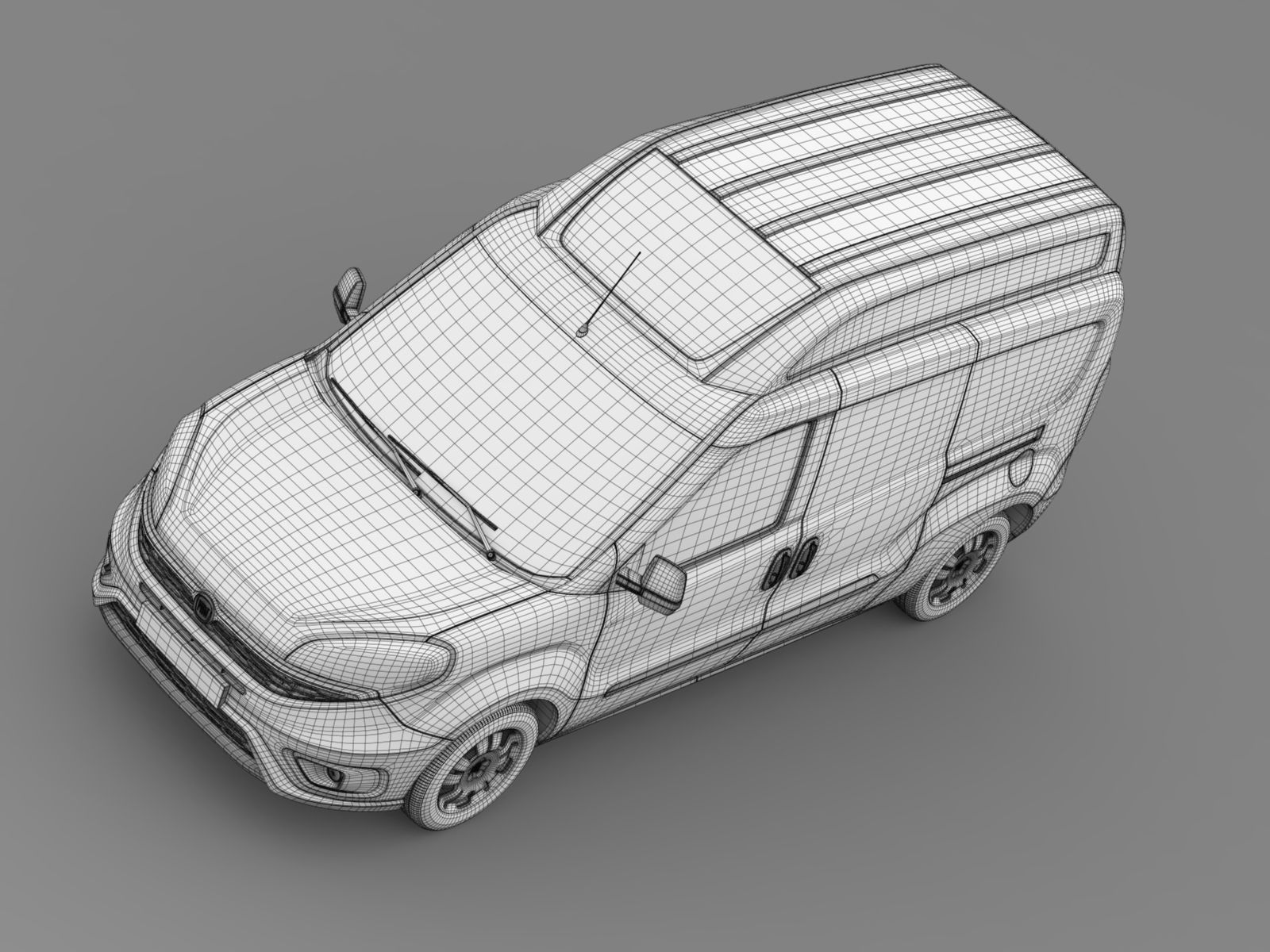 Fiat Doblo XL 263 2017 3D model_16