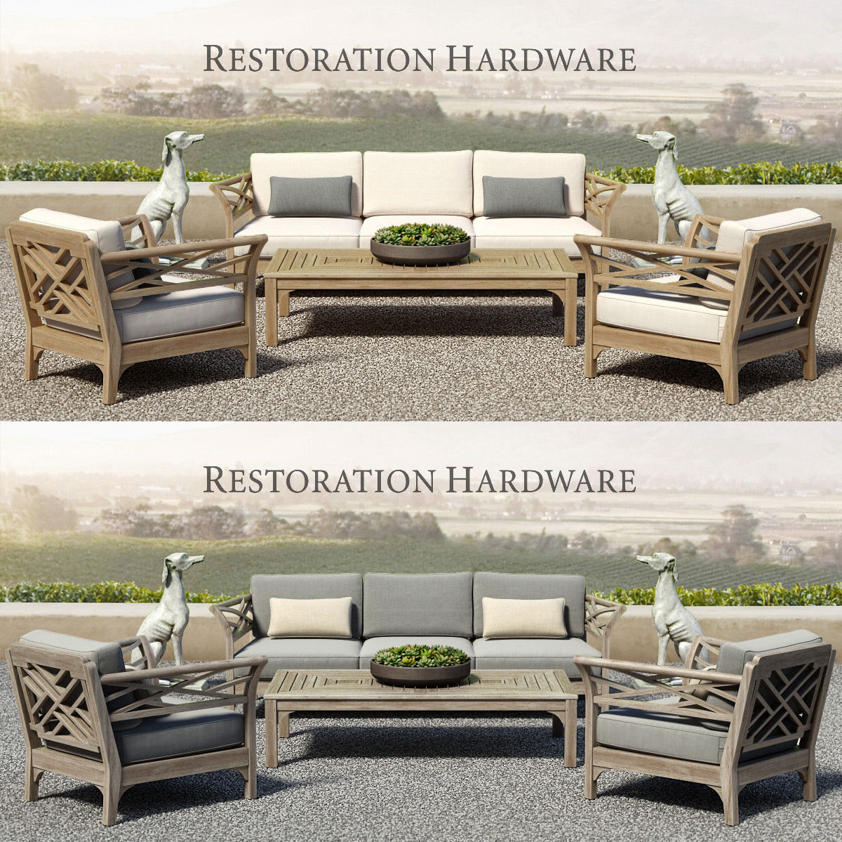 RESTORATION HARDWARE KINGSTON COLLECTION 3D Model .max .obj .fbx