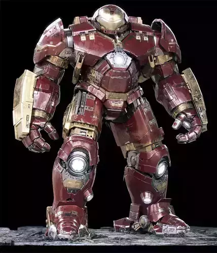 Iron Man Mark 44 - Hulkbuster Armor 3D model