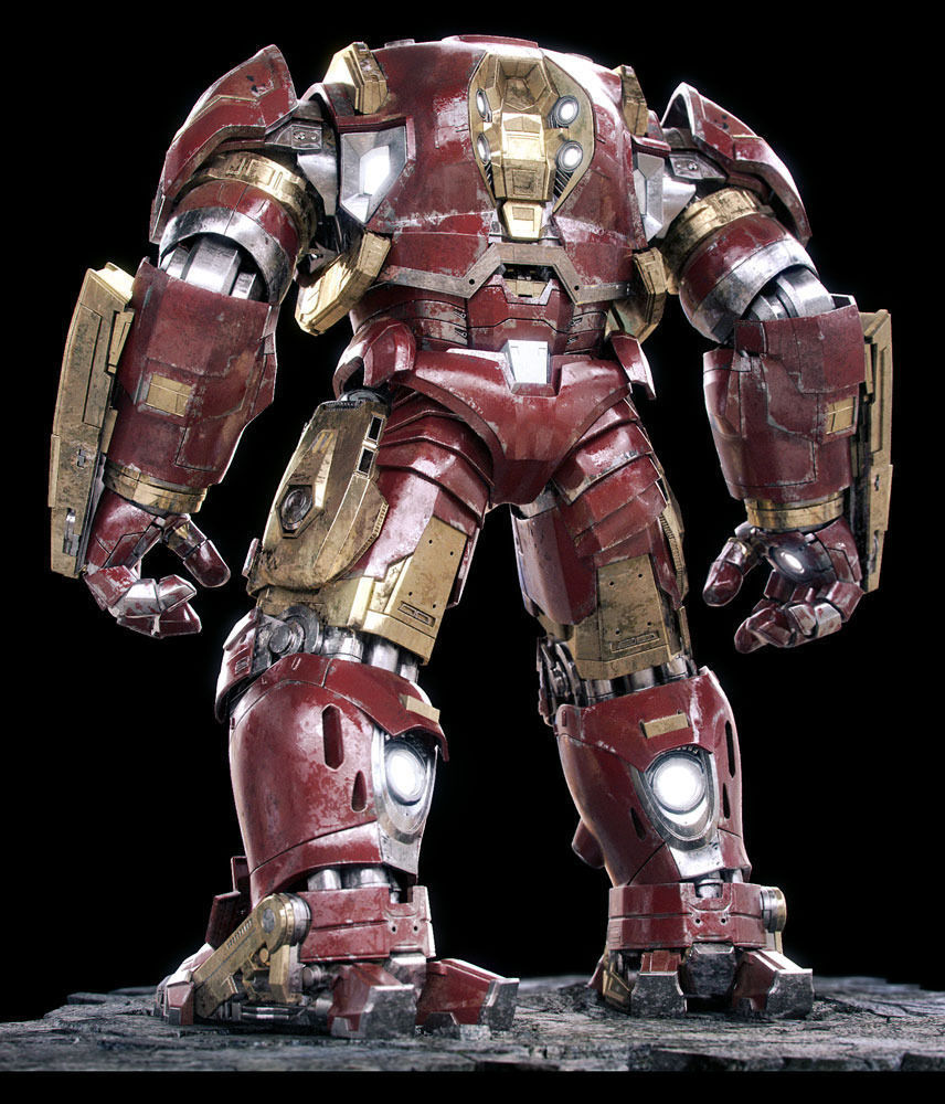 Iron Man Mark 44 - Hulkbuster Armor 3D model_1