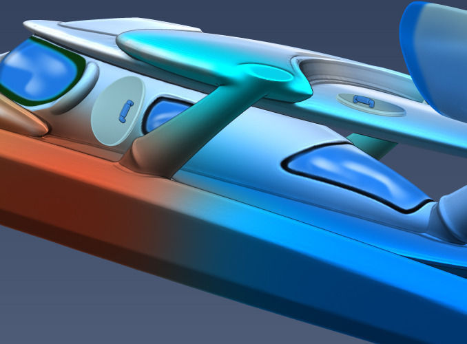 Thrust hovercraft Free 3D model_26