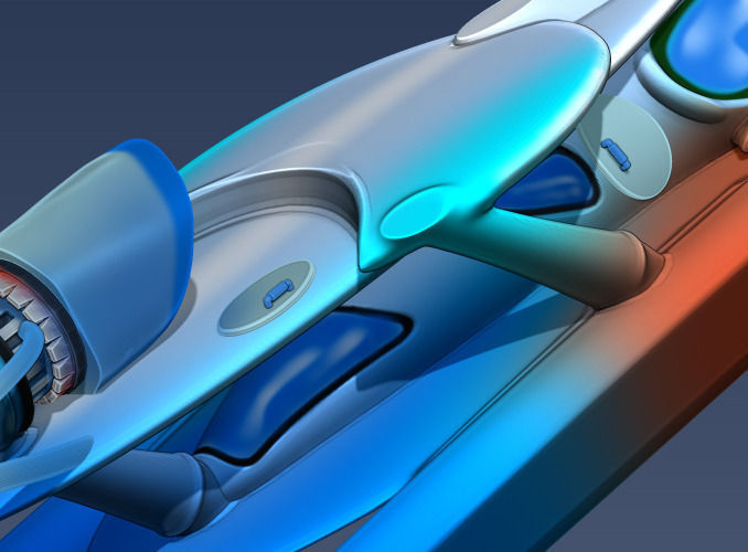 Thrust hovercraft Free 3D model_16