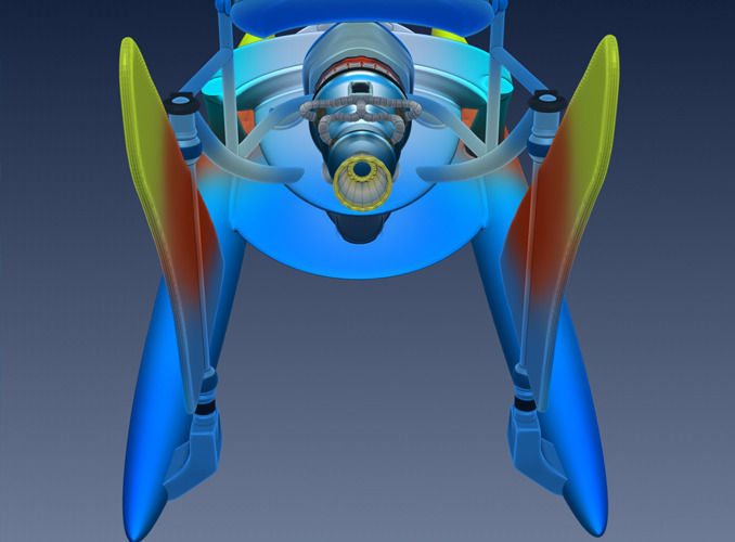 Thrust hovercraft Free 3D model_22