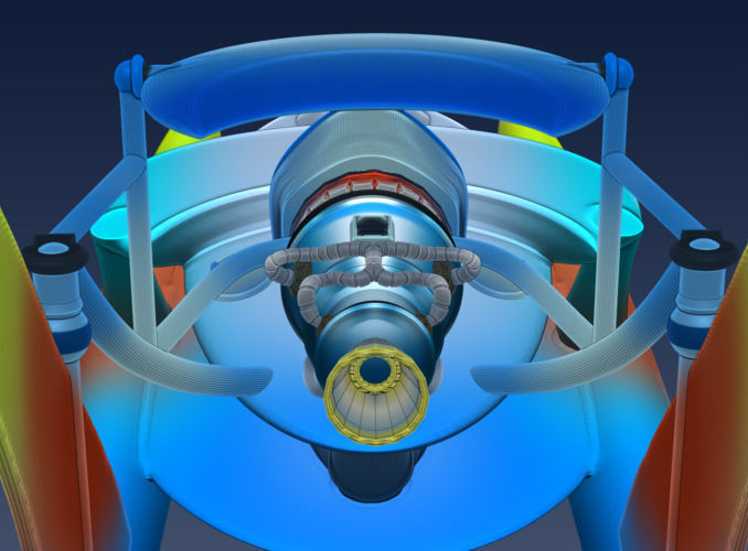 Thrust hovercraft Free 3D model_21