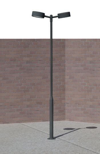 light-small-double-pedestrian street lamp 3D model_1