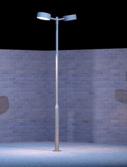 light-small-double-pedestrian street lamp 3D model_5