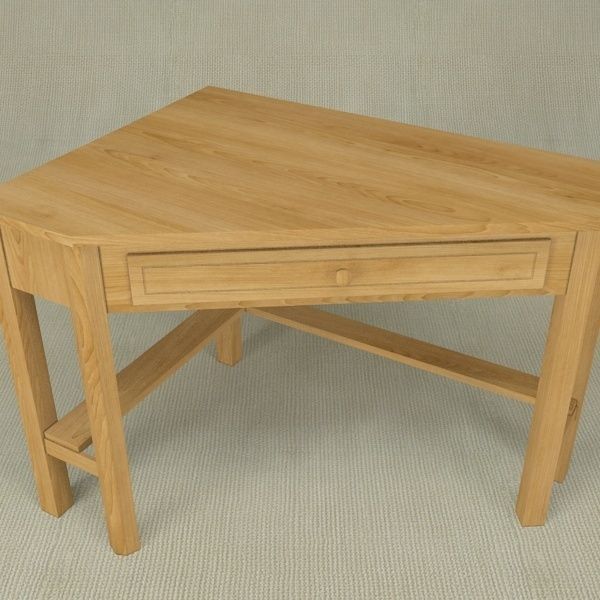 Corner Desk 3D model_2