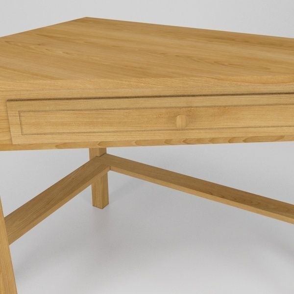 Corner Desk 3D model_4