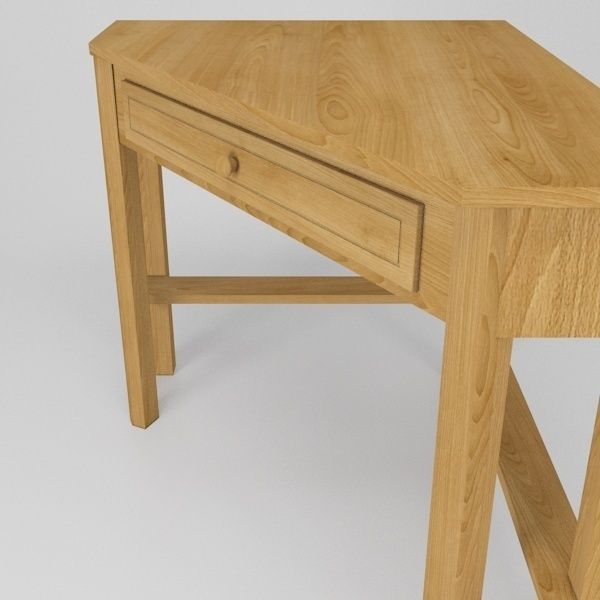 Corner Desk 3D model_3