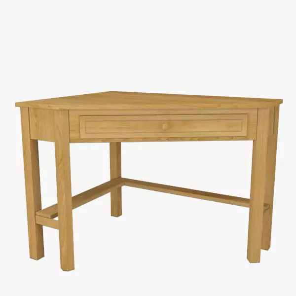 Corner Desk 3D model_0