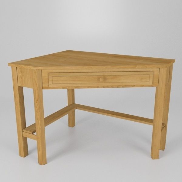 Corner Desk 3D model_1