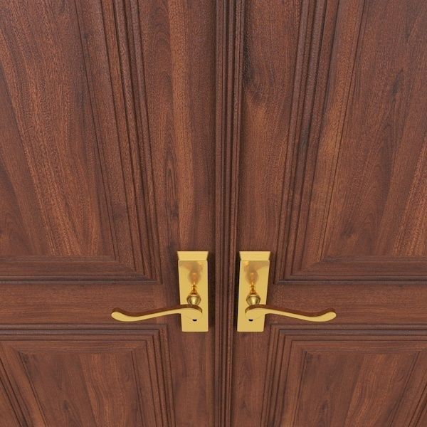 Double Doors 3D model_6