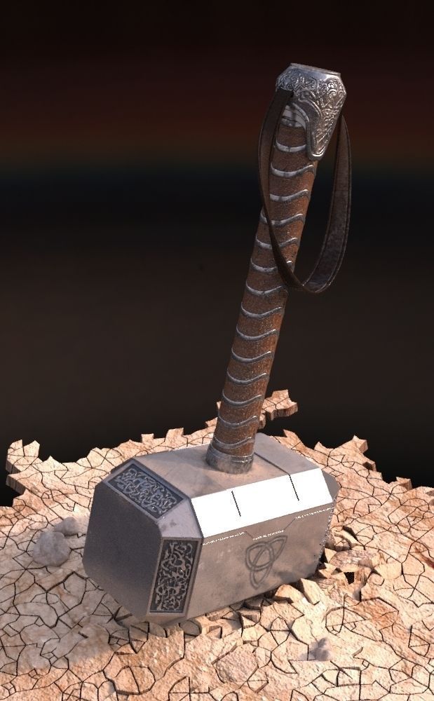 Hammer of Thor 3D model_2