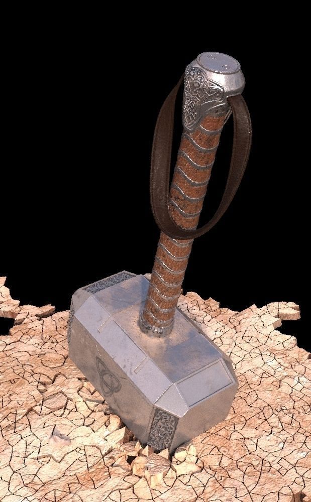 Hammer of Thor 3D model_4
