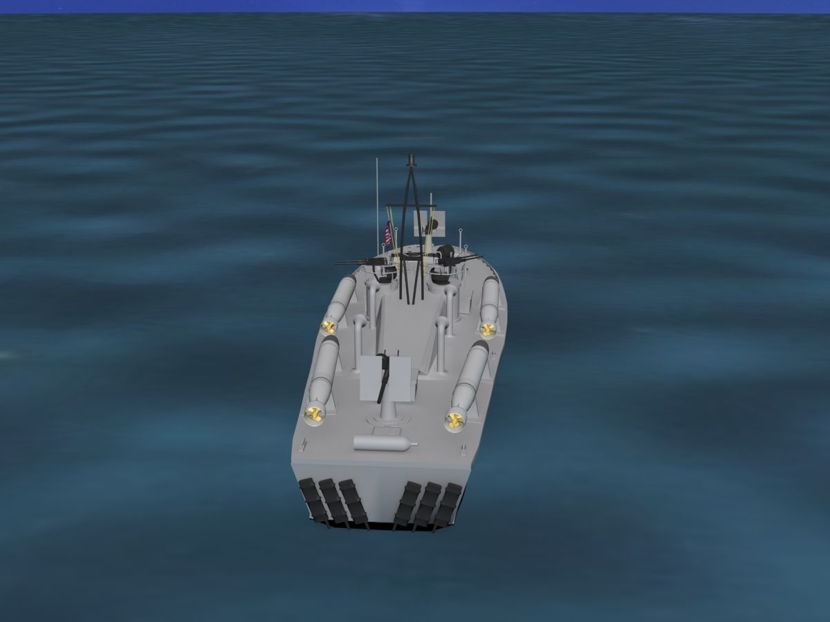 Patrol Torpedo Boat 3D model_6
