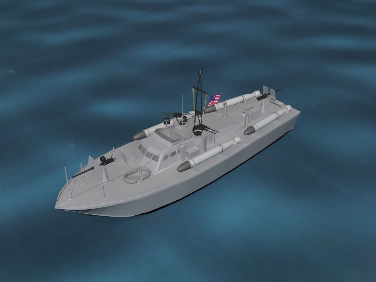 Patrol Torpedo Boat 3D model_9